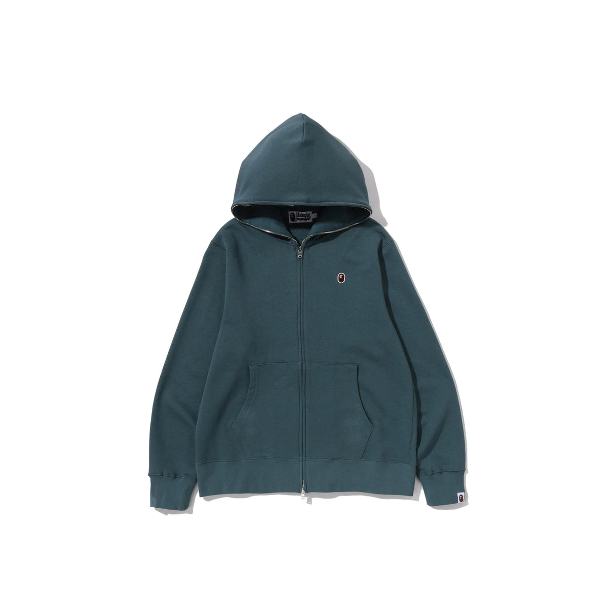 BAPE One Point Regular Fit Full Zip Hoodie 'Green' (2026)