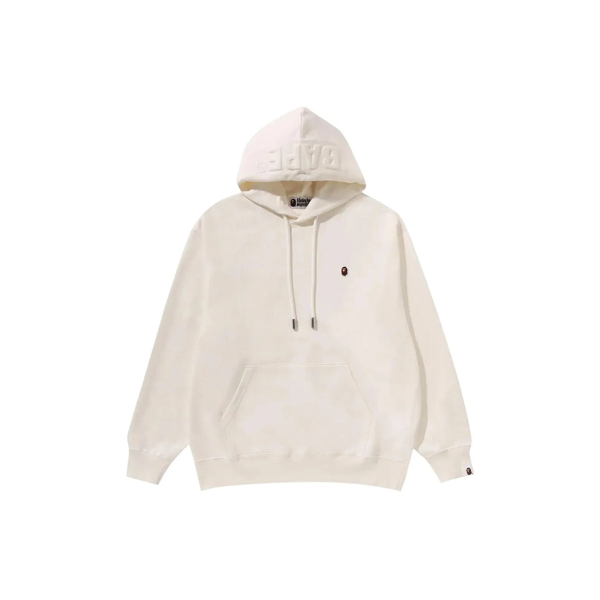 BAPE One Point Relaxed Fit Pullover Hoodie 'Ivory'