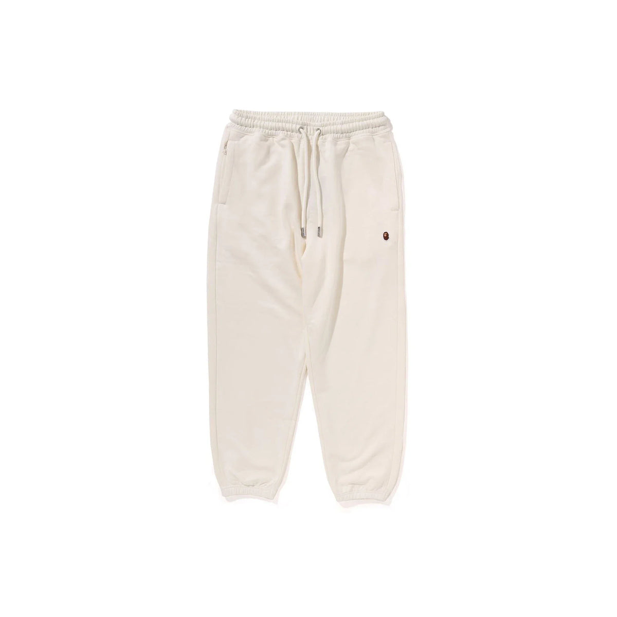 BAPE One Point Relaxed Fit Sweatpants 'Ivory'