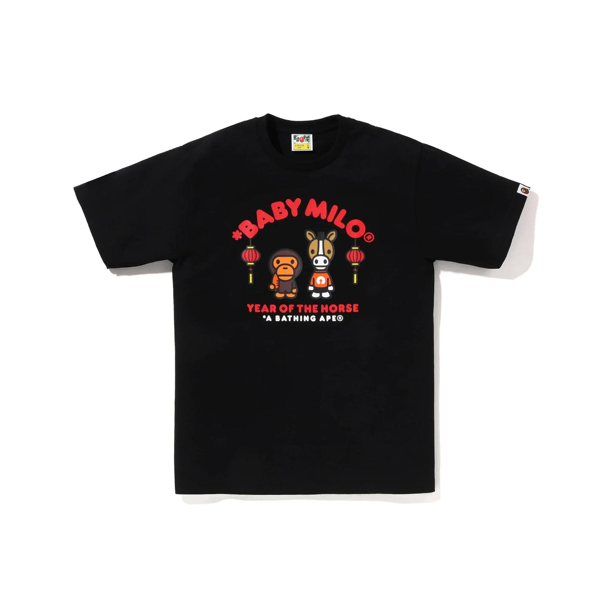 BAPE Year Of The Horse Baby Milo Tee 'Black' (2026)