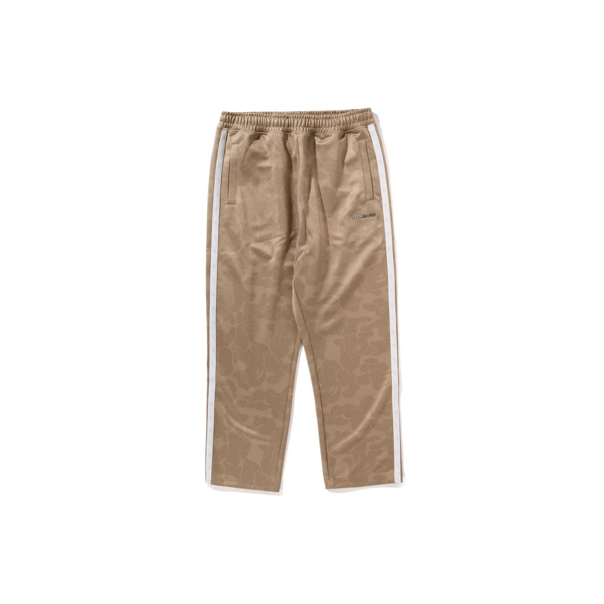 BAPE Solid Camo One Point Relaxed Fit Sweatpants 'Beige'