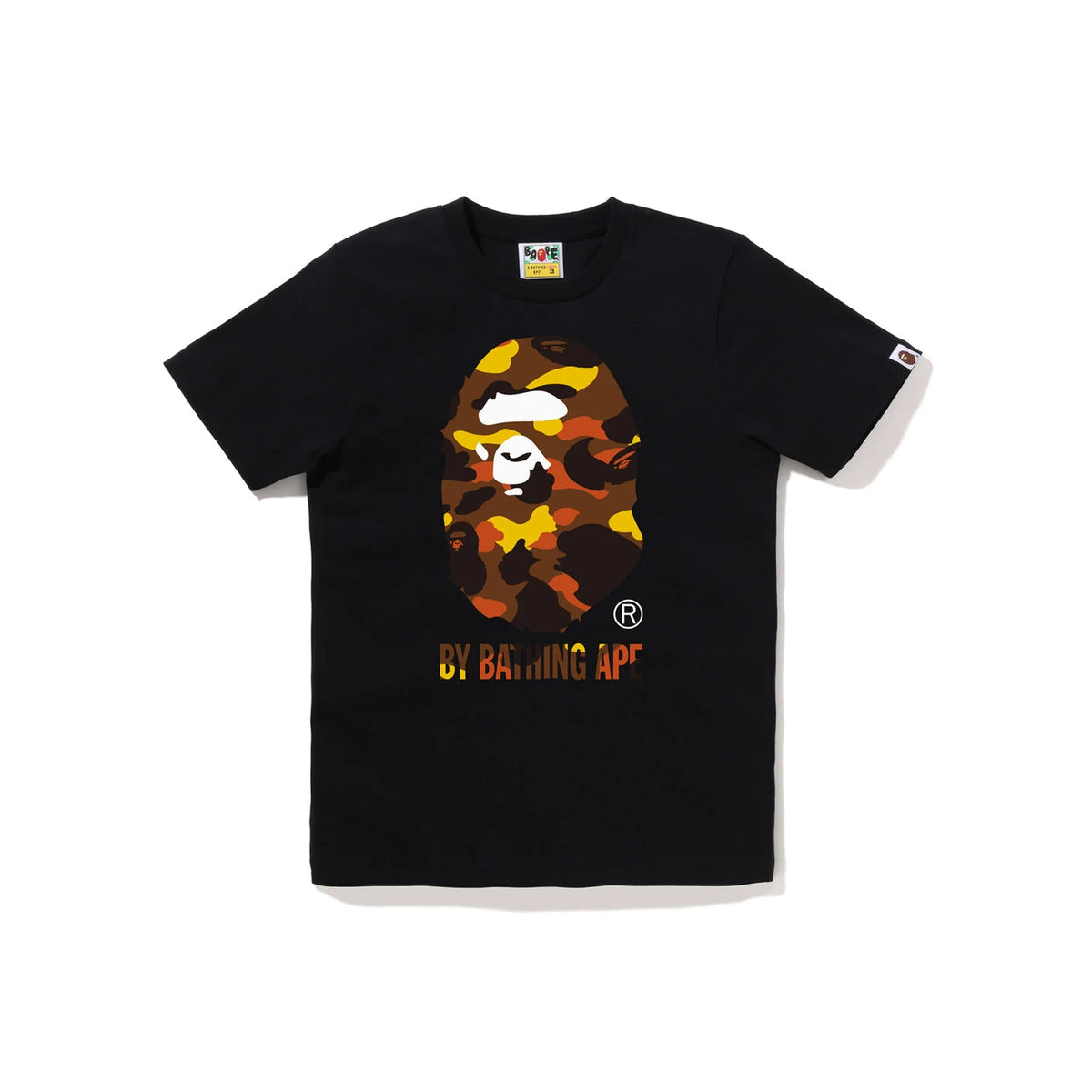 BAPE 1st Camo By Bathing Ape Tee 'Black / Orange'