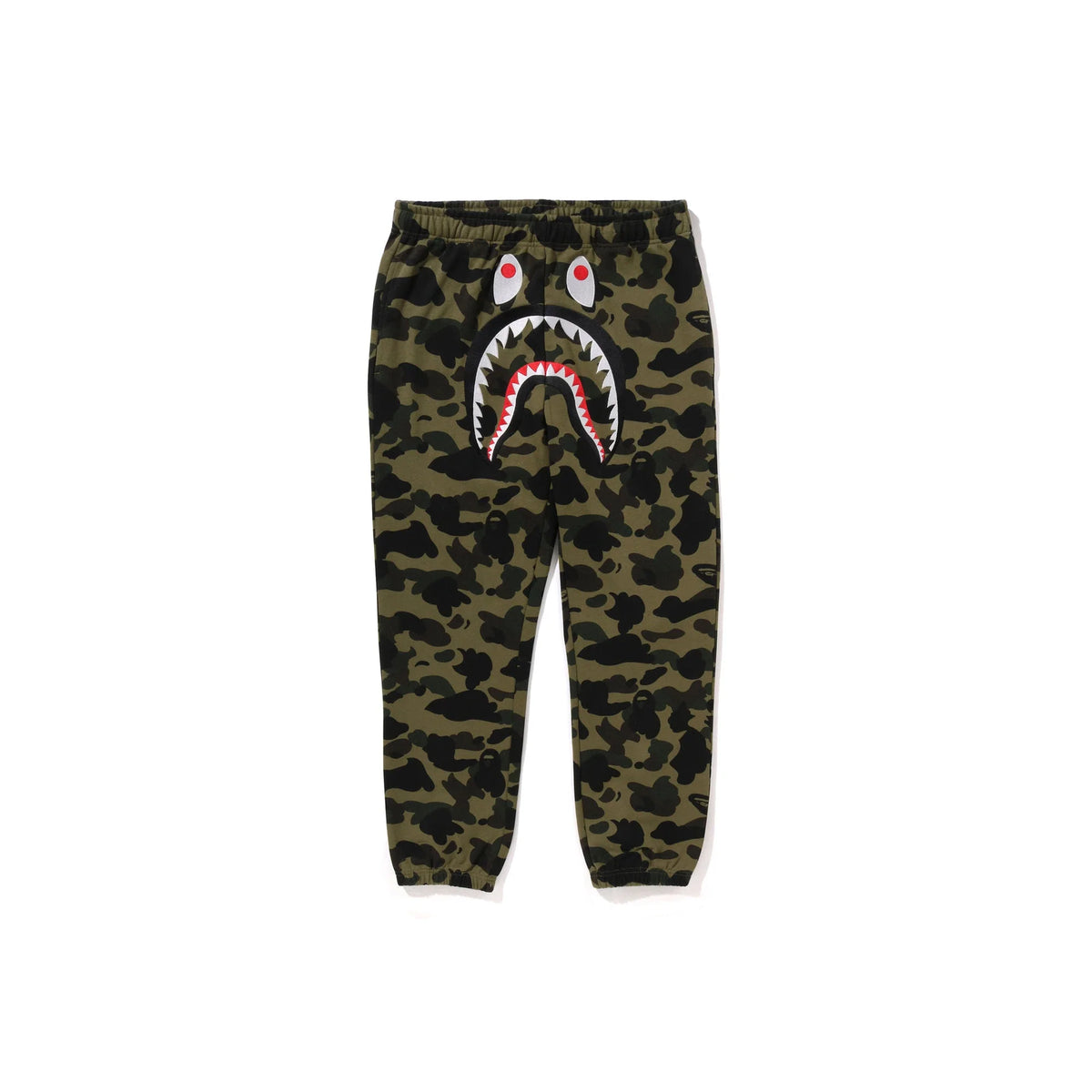 BAPE 1st Camo Shark Sweatpants 'Green'
