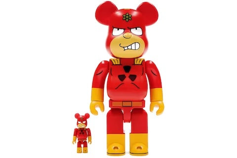 Bearbrick The Simpsons Radioactive Man 100% & 400% Set