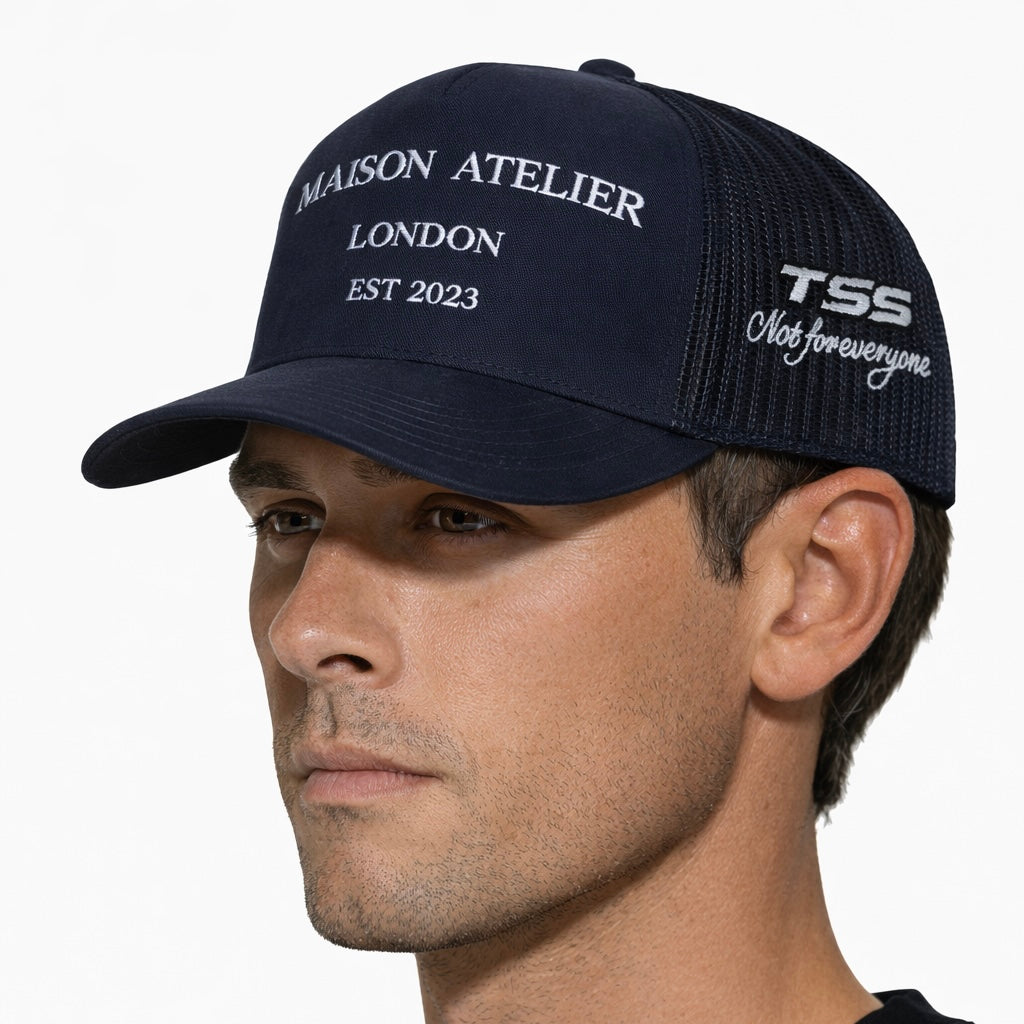 ATELIER TSS CAP - NAVY SUEDE