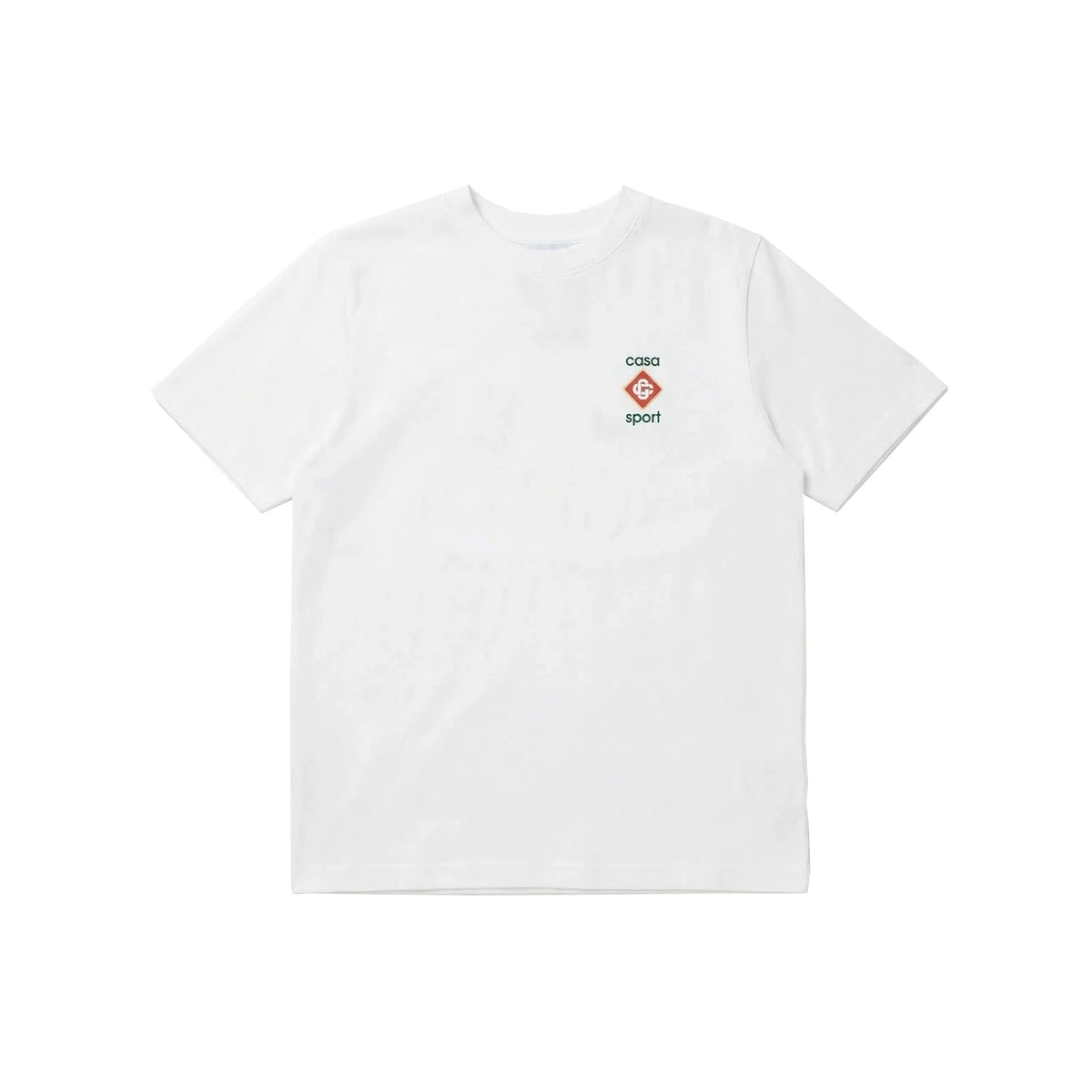 Casablanca Casa Sport Logo 3D Printed T-Shirt 'White'