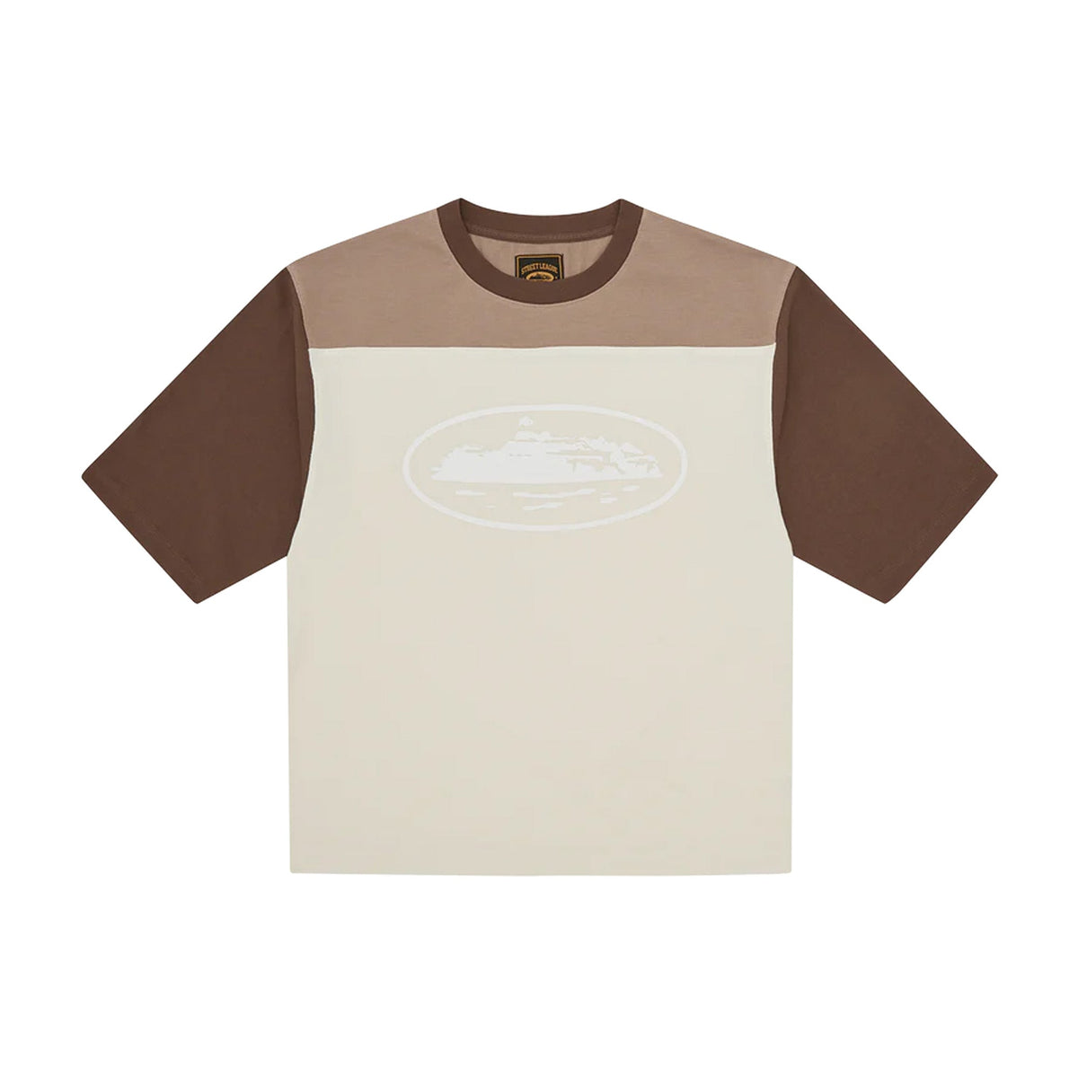 Corteiz Alcatraz Heavyweight Varsity Jersey 'Cream'