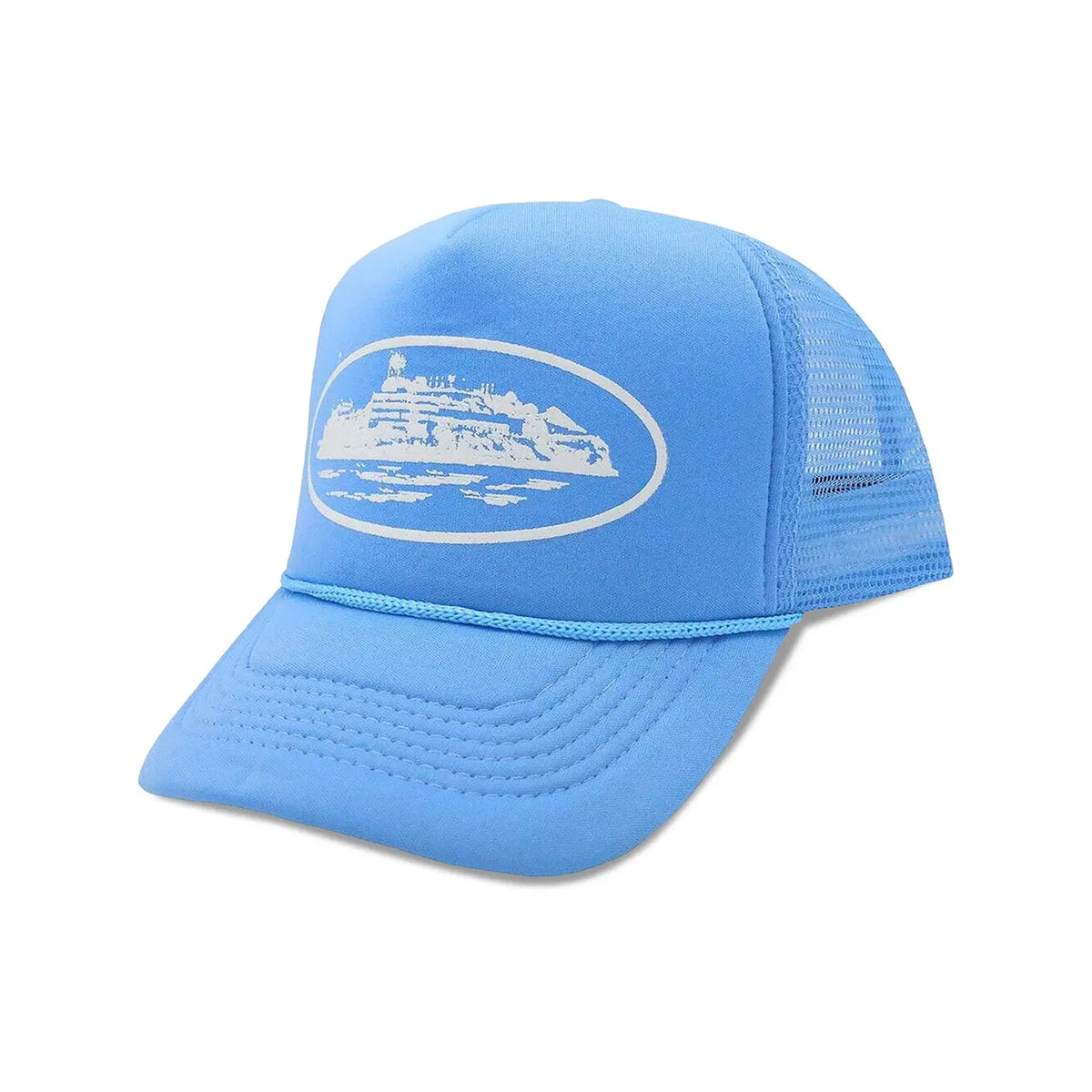 Corteiz Alcatraz Trucker Hat 'Baby Blue' (2022)