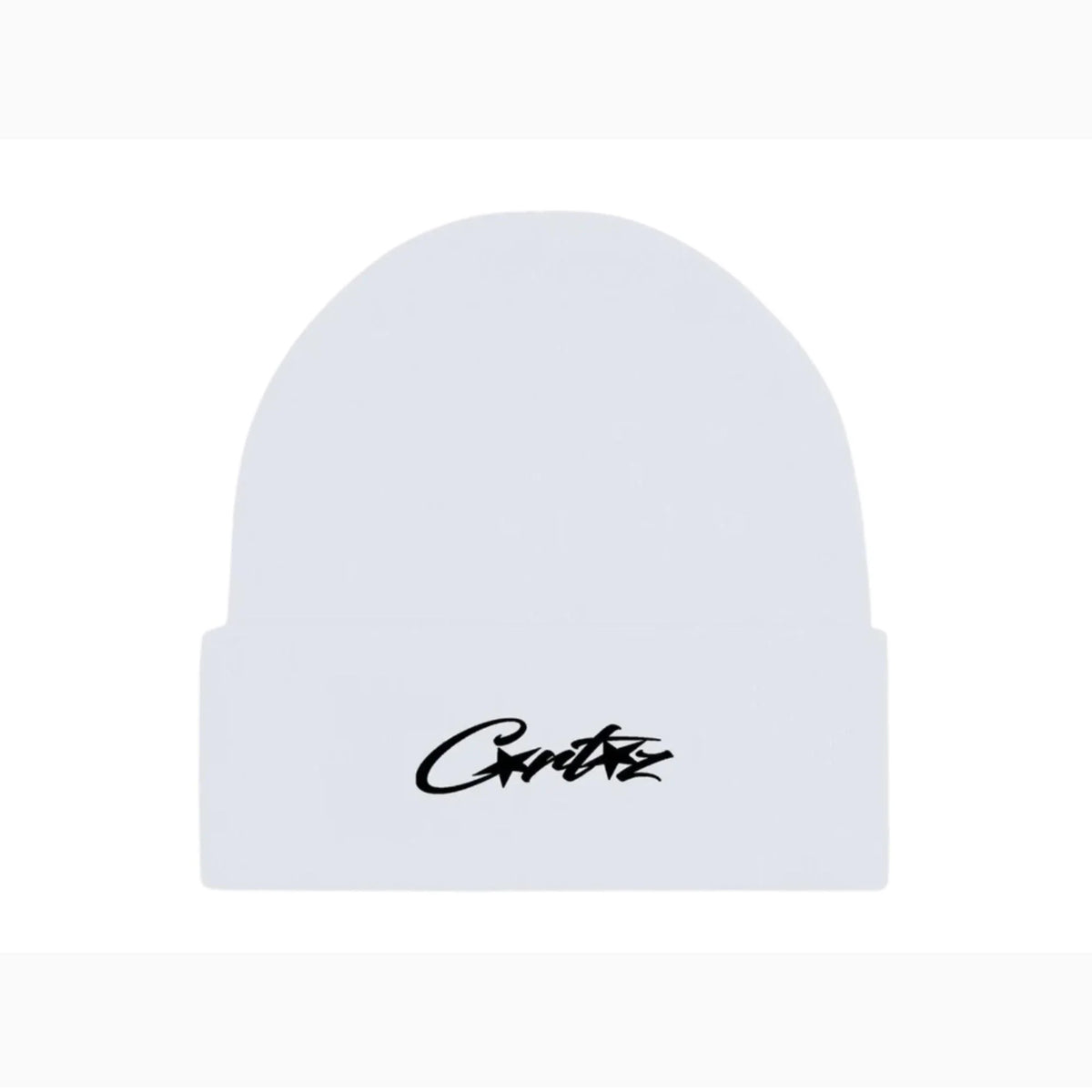 Corteiz Allstarz Folded Beanie 'White'