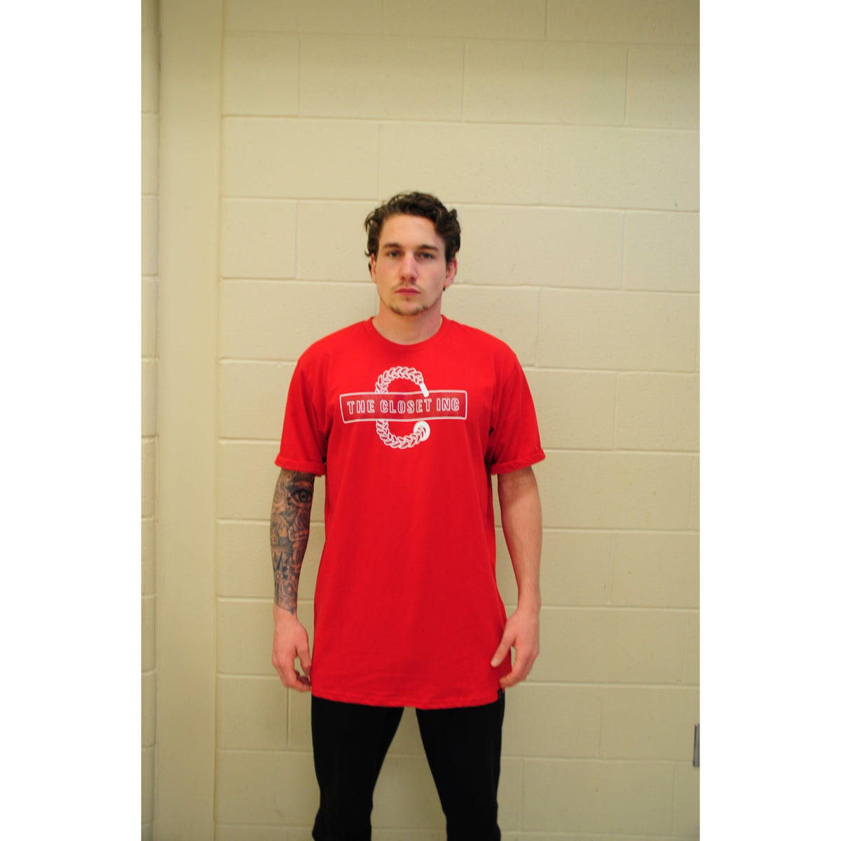 The Closet Inc Men Basic T-Shirts “Red