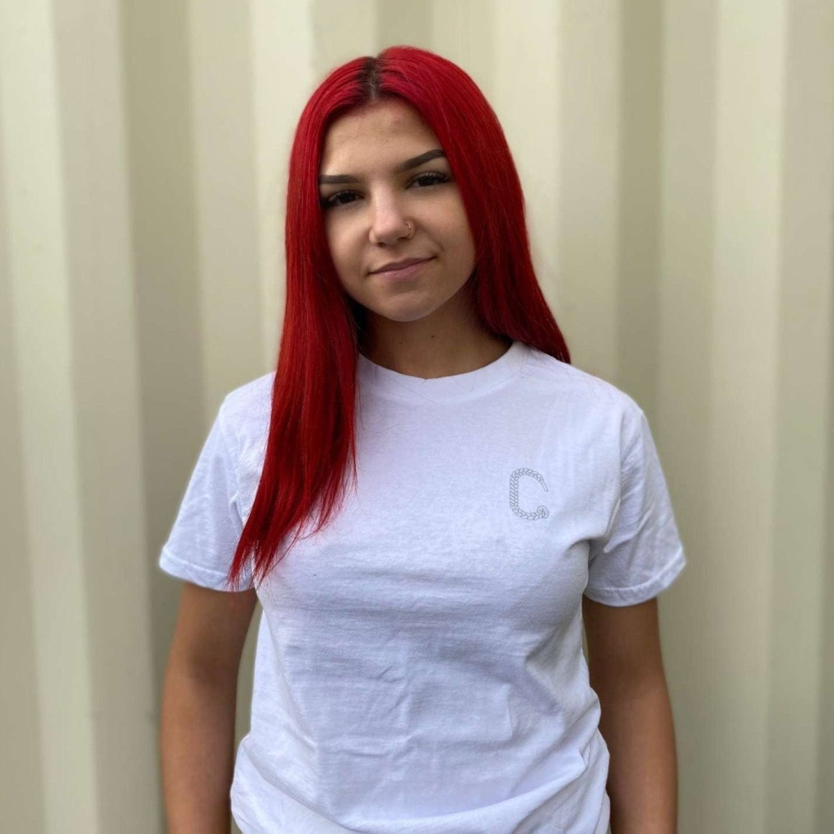 TCI Women's White Tee Curved (SLV)