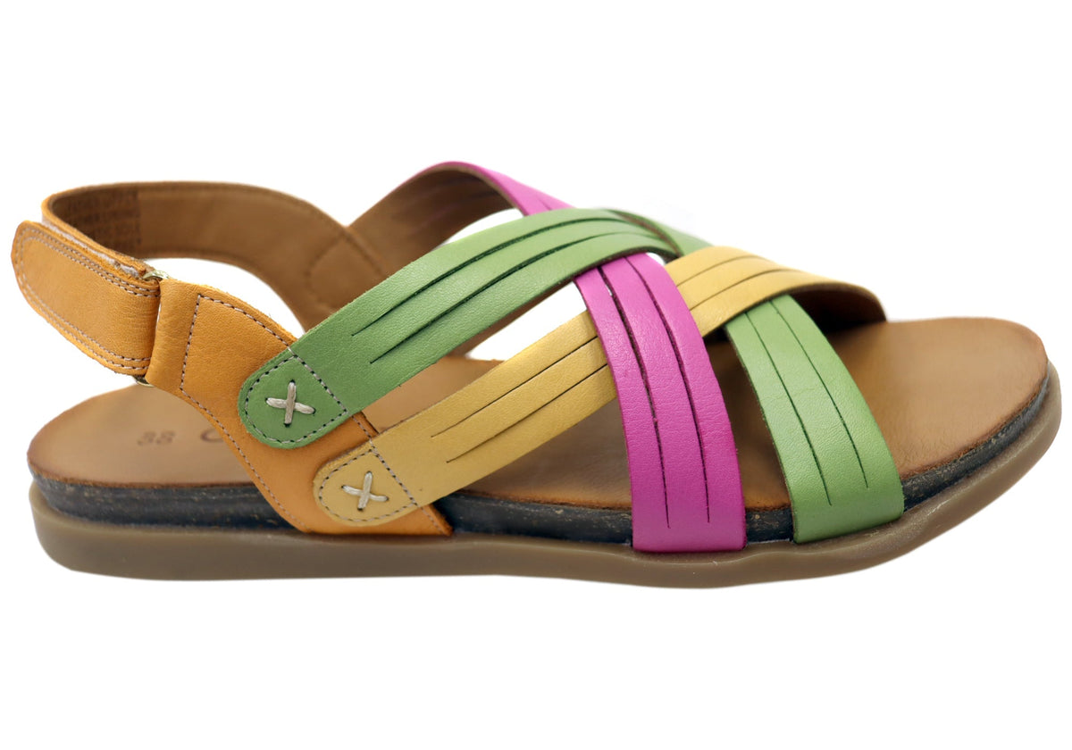 Orizonte Amaracomfort Womens Comfortable European Leather Sandals