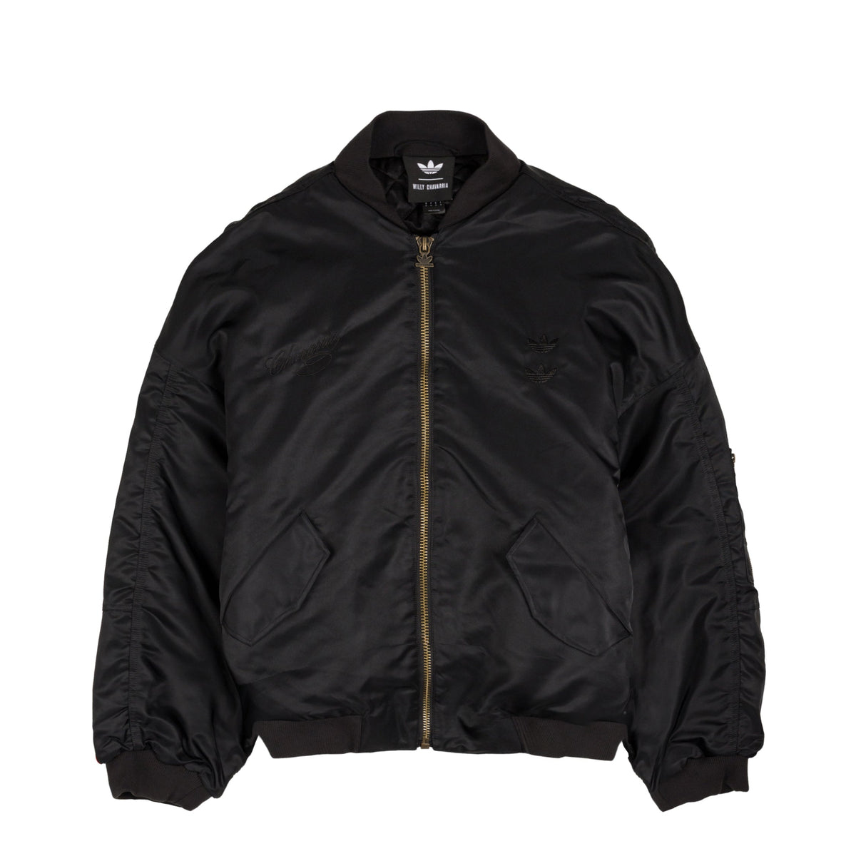 Adidas x Willy Chavarria Satin Bomber Jacket