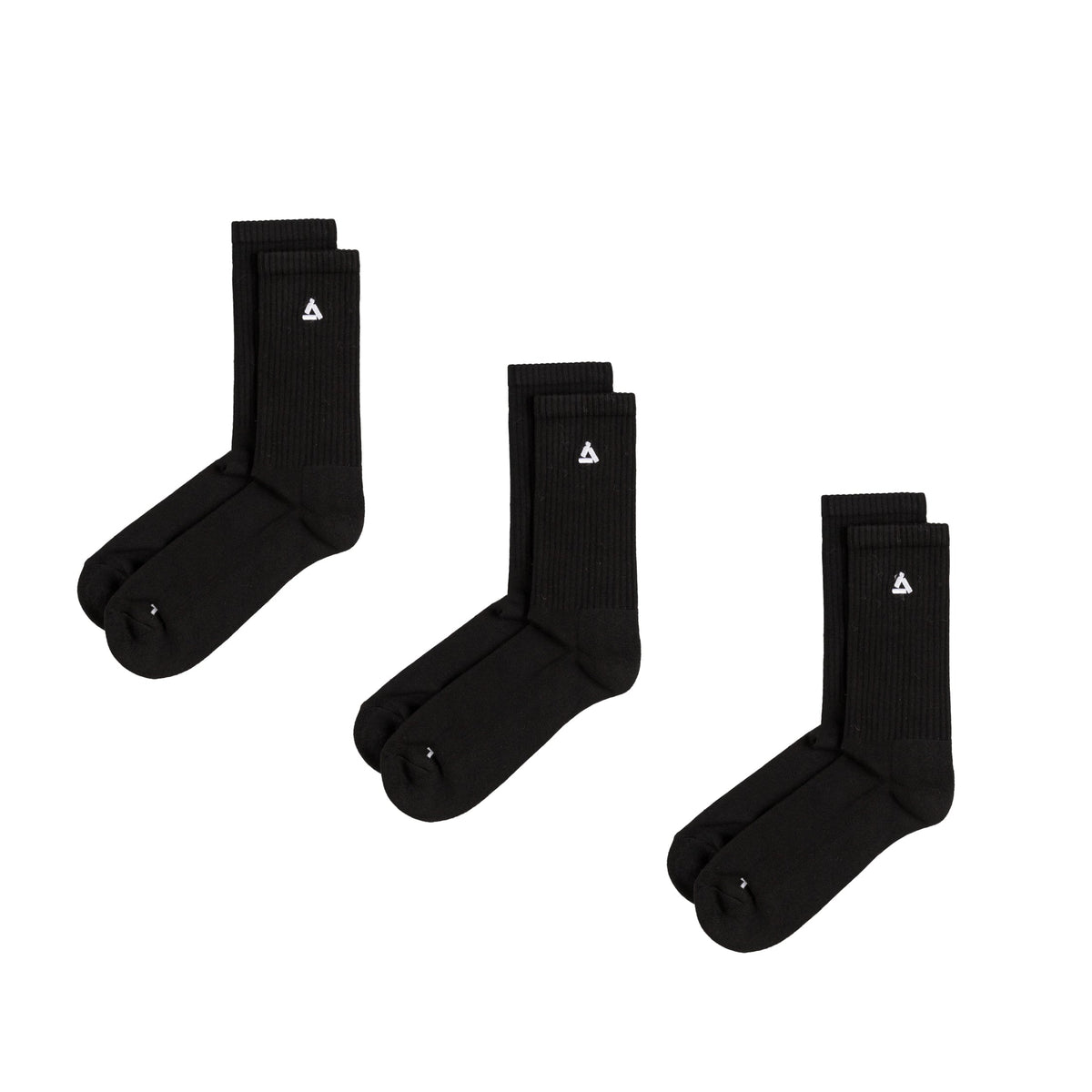 Asphaltgold 3-Pack Stack Logo Socks