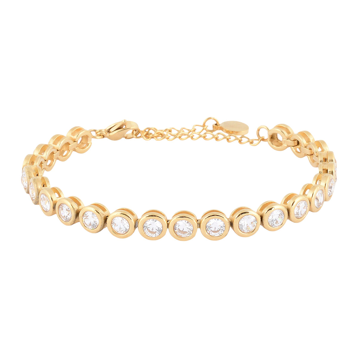 Bezel Tennis Bracelet
