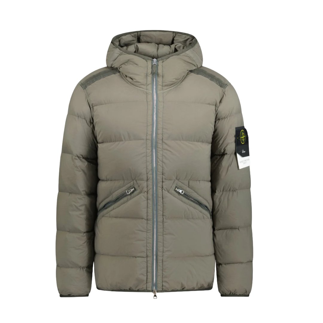 STONE ISLAND SEAMLESS TUNNEL NYLON DOWN -TC WALNUT BROWN