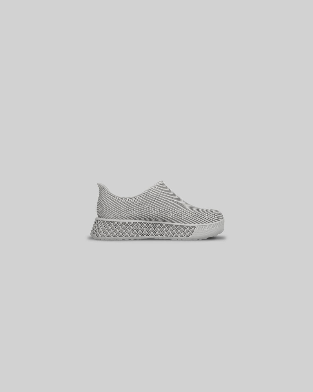 3D Printed Calm Sneakers - Grey