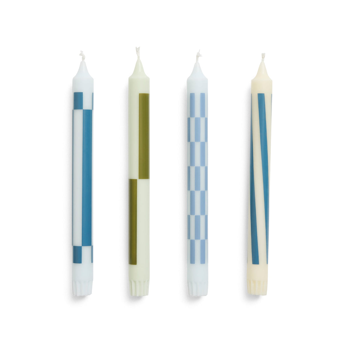 HAY Pattern Candle Set of 4