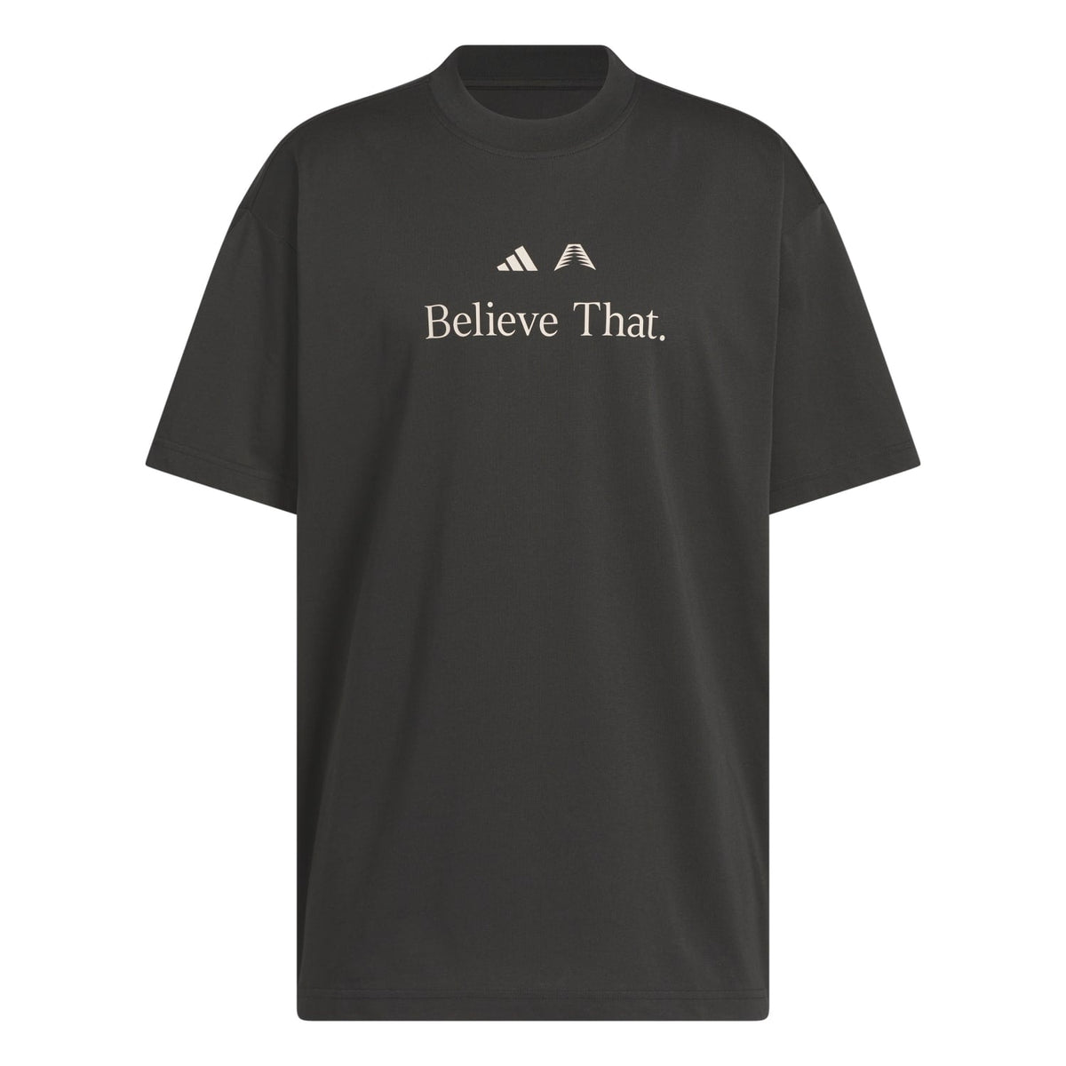 Adidas Ant Believe Tee Anthony Edwards Black Taupe JW4292