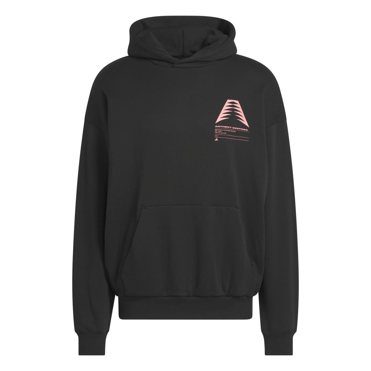 Adidas Men Anthony Edwards Schematic Hoodie Black