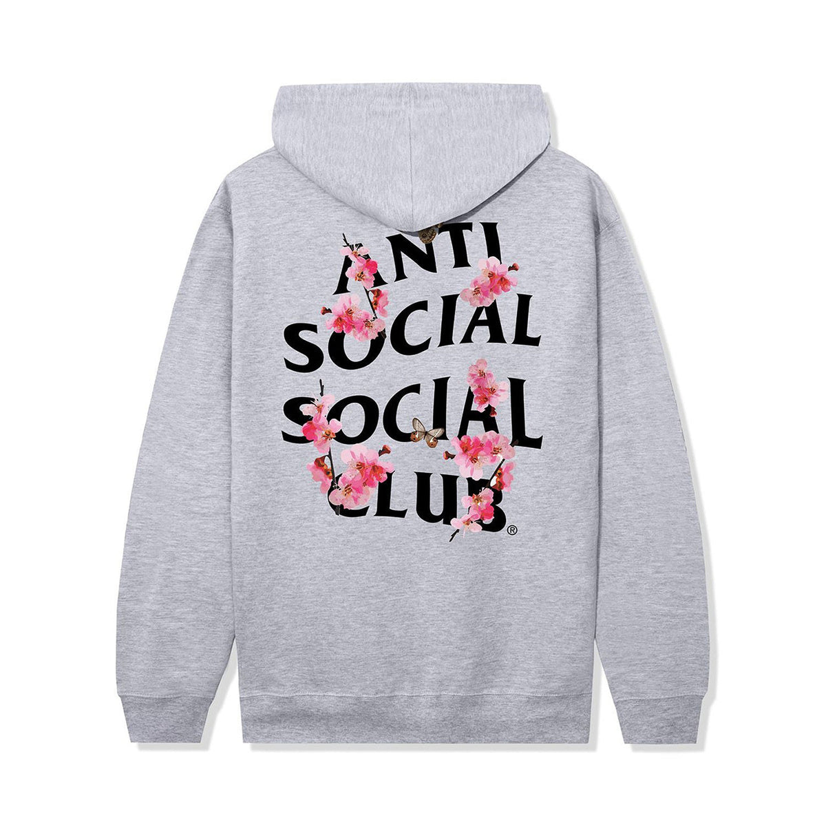Anti Social Social Club Kkotch USA Made Hoodie Heather Grey