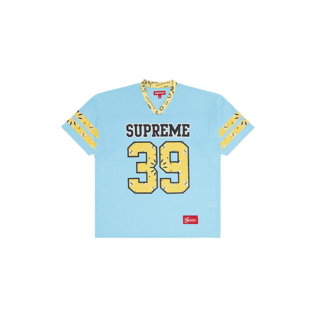 Supreme Bandana Football Jersey 'Blue'