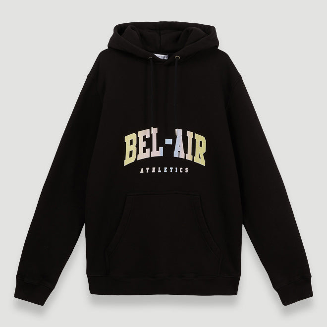 Bel-Air Athletics Men College Regular Hoodie Pastel Black