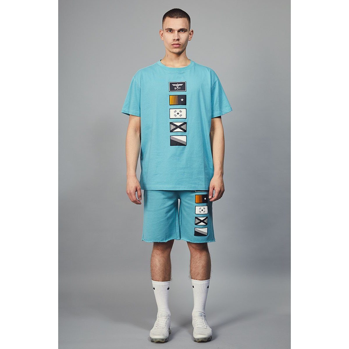Boy London Boy Flag Tee Turquoise BFTA001