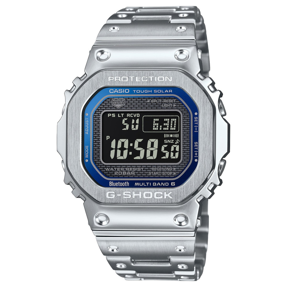 Casio G-Shock 5000 Full Metal Silver GMWB5000D-2