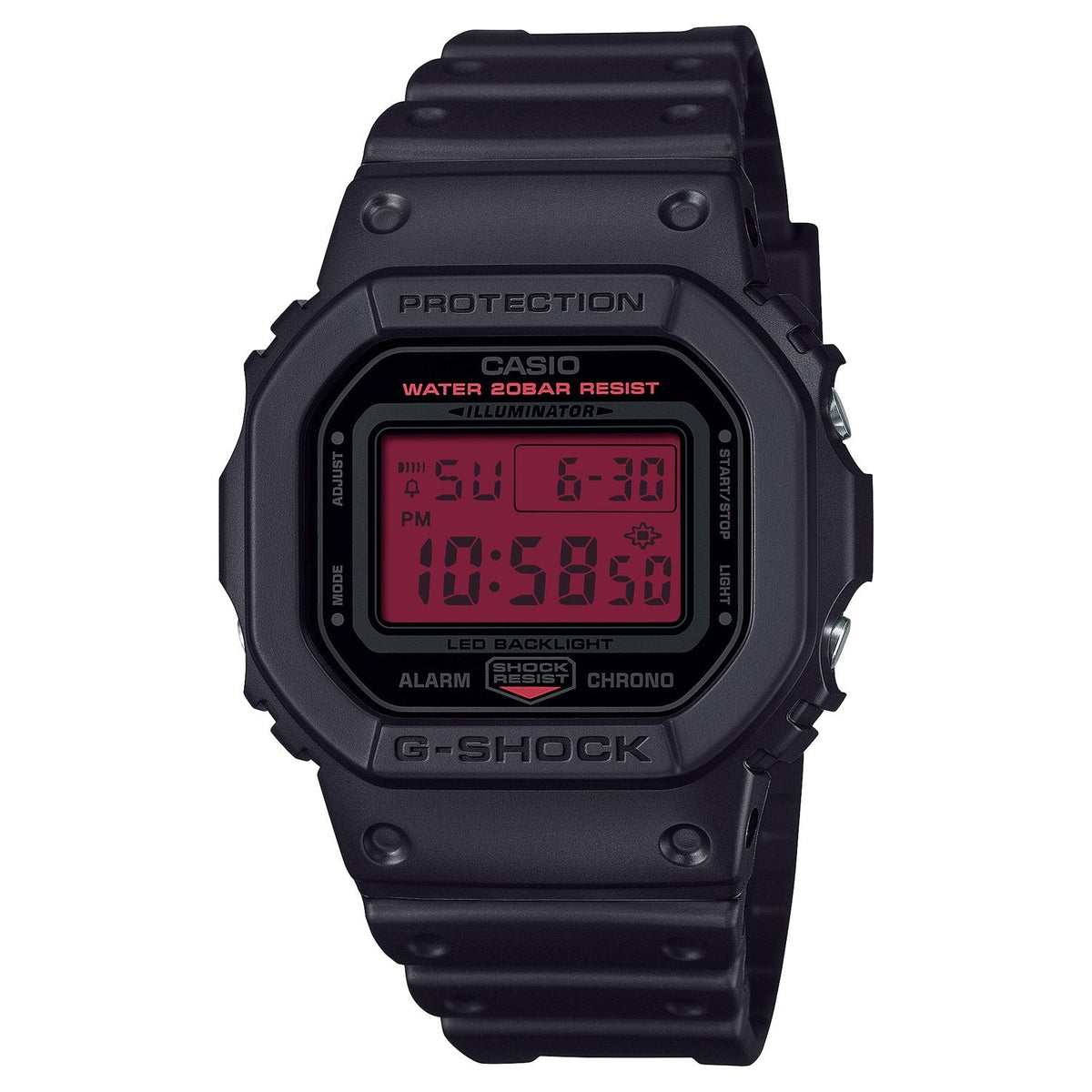 Casio G-Shock Digital 5600 DW5600BBR-1
