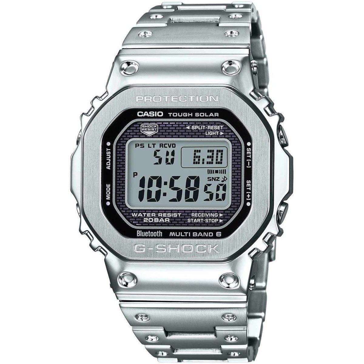 Casio G-Shock Full Metal Steel Limited Edition Silver GMWB5000D-1