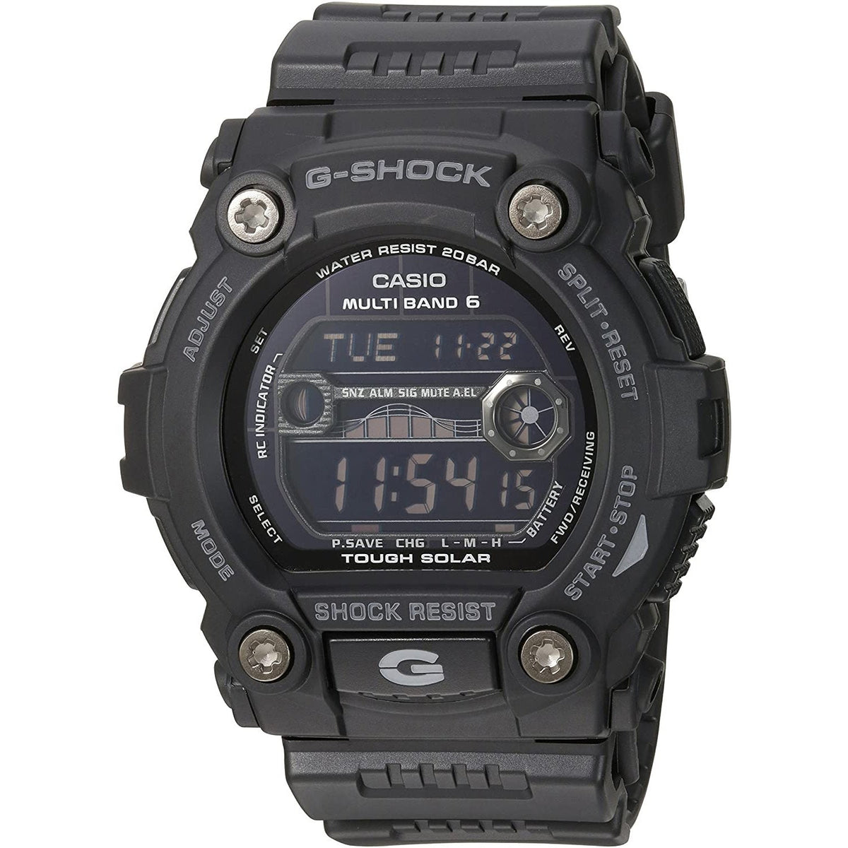 Casio G-Shock G-Rescue Tide Resin Black GW7900B-1