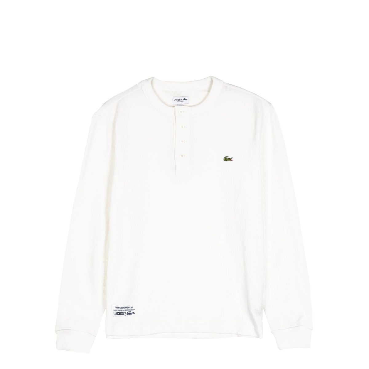 Lacoste Waffle Knit Henley T-Shirt