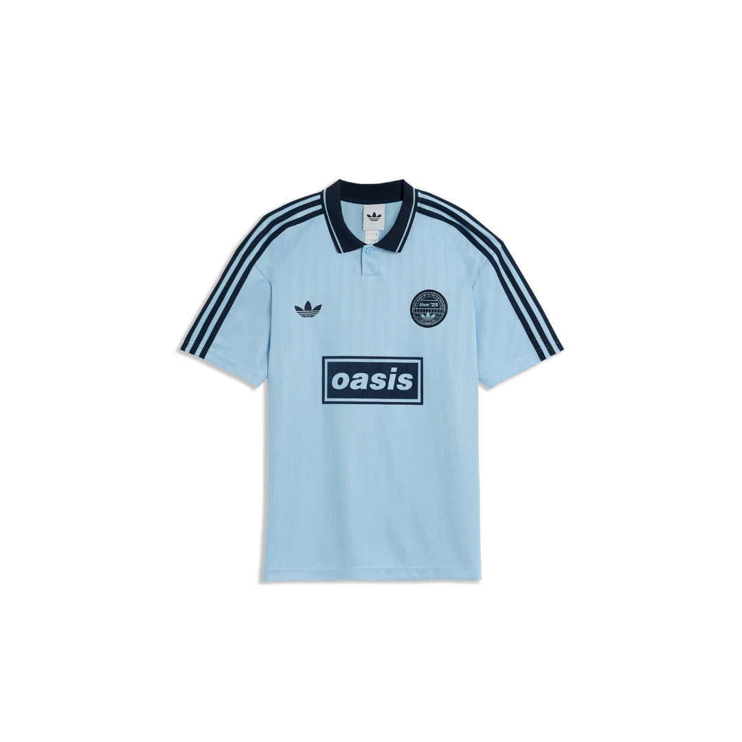 Adidas x Oasis Tour Jacquard Jersey ‘Sky Blue’ (SS25)