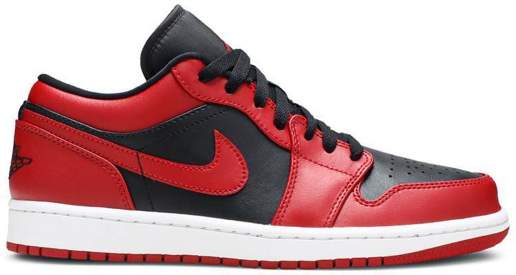 Nike Grade School Womens Air Jordan 1 Low Sneakers - 'Reverse Bred'