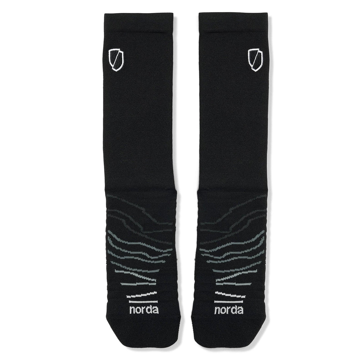 Norda Unisex Performance Sock Black