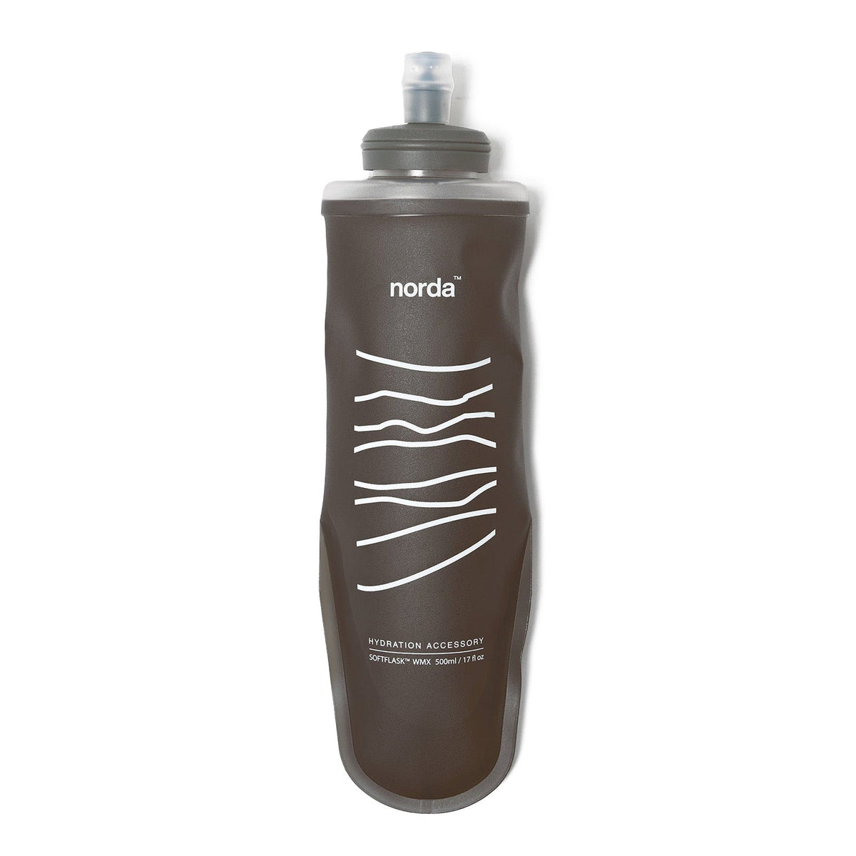 Norda Unisex SoftFlask WMX 500ml Smoky Quartz Core