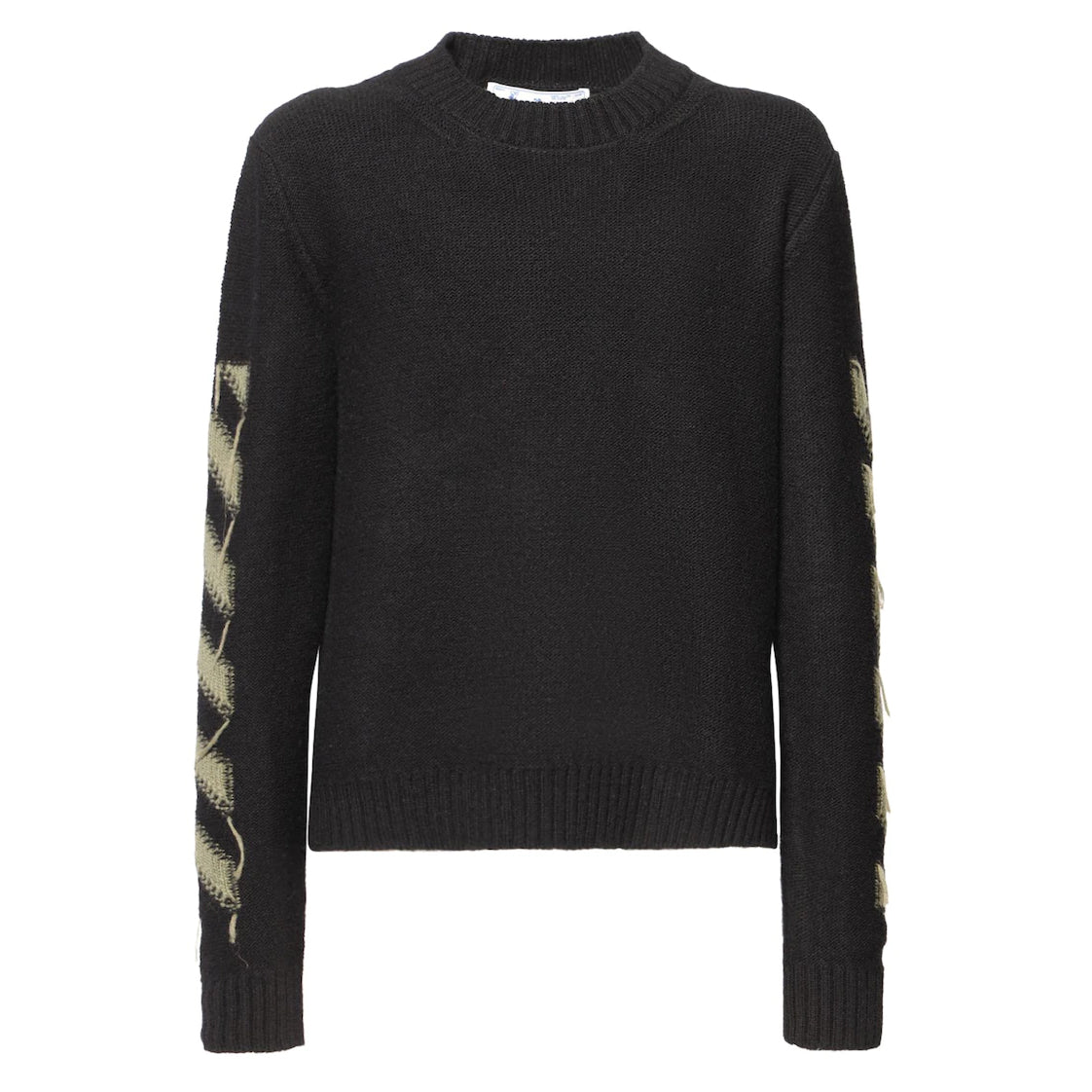OFF-WHITE Arrow Black Knitted Jumper