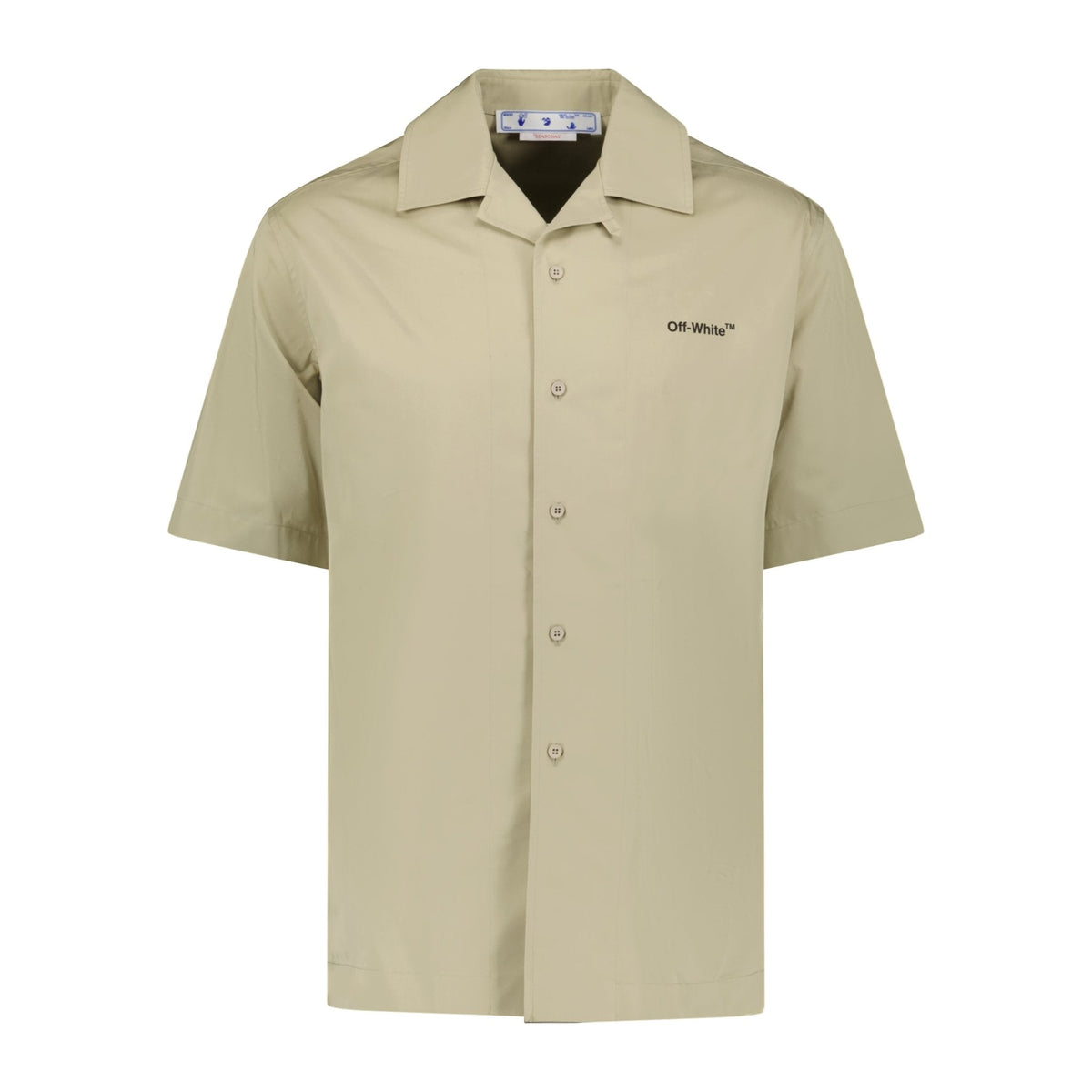 OFF-WHITE  Cotton Button Up Shirt Beige