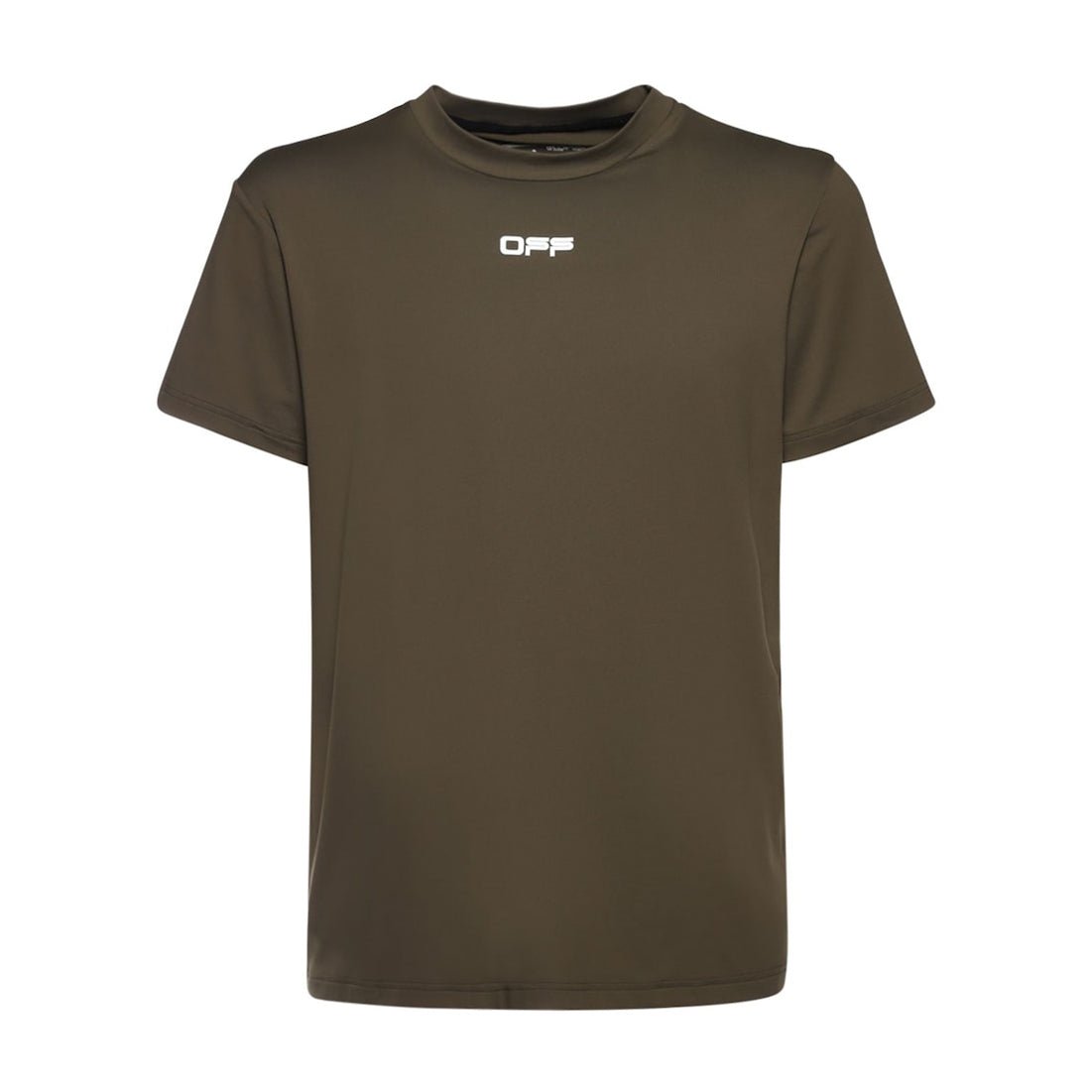 OFF-WHITE ARROW STRETCH TECH TRAINING T-SHIRT KHAKI