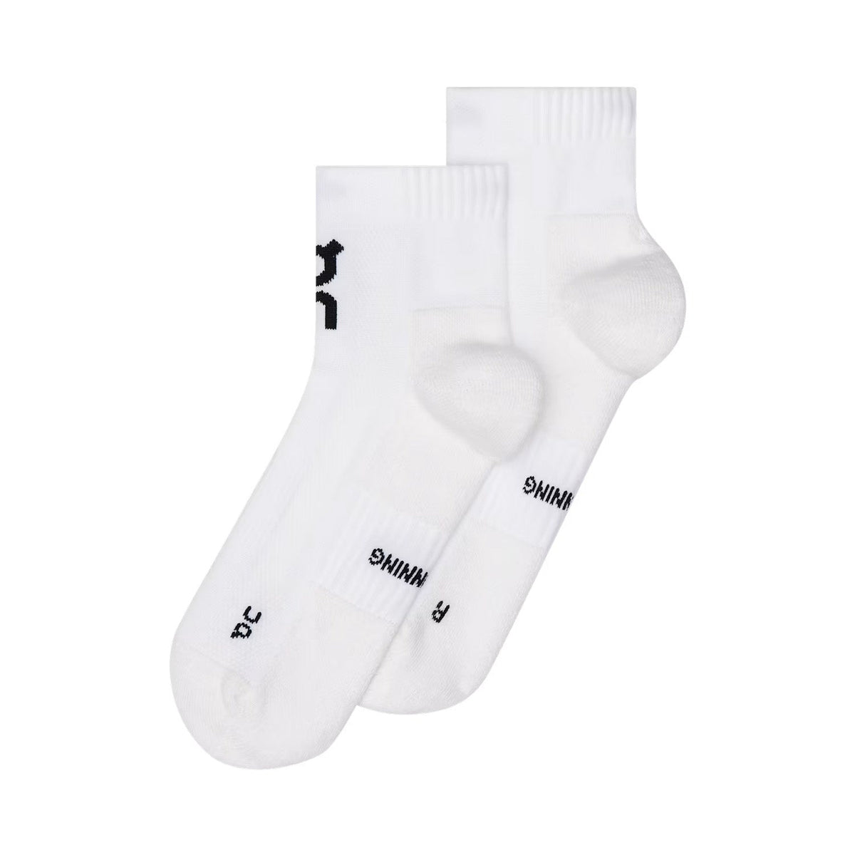 ON Core Run Sock Mid 2P White