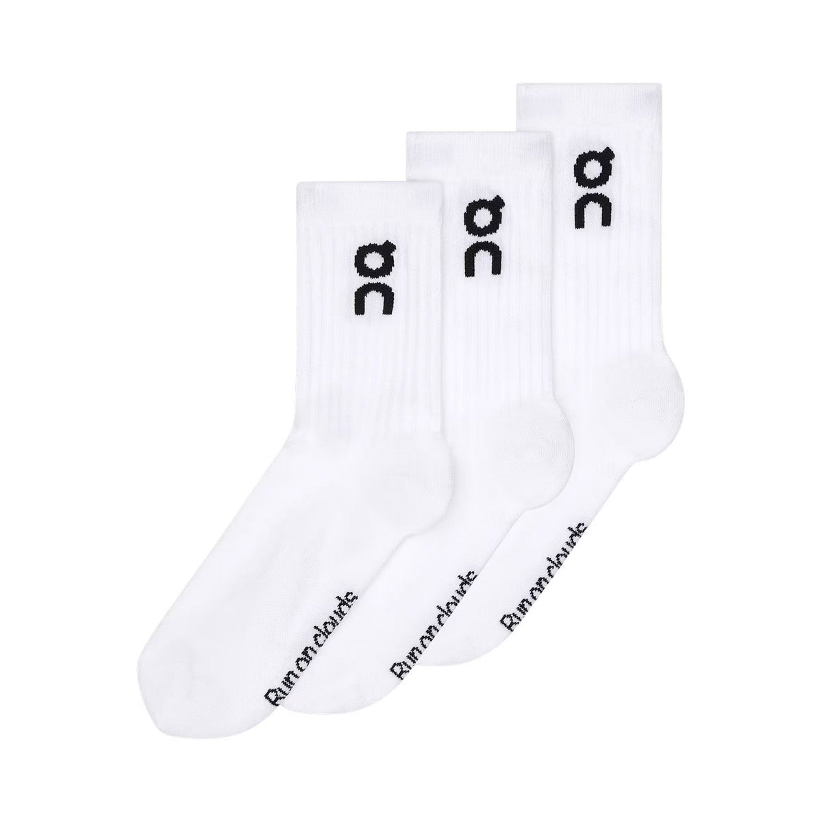 ON Logo Sock High 3P White