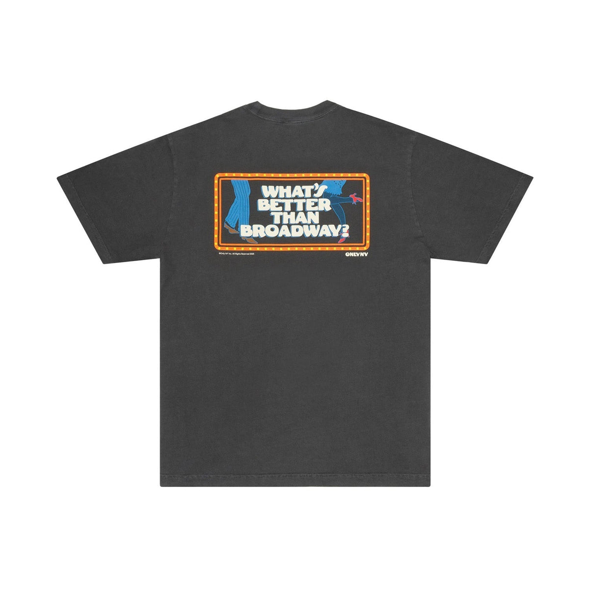 Only NY Broadway Lights T-Shirt Vintage Black