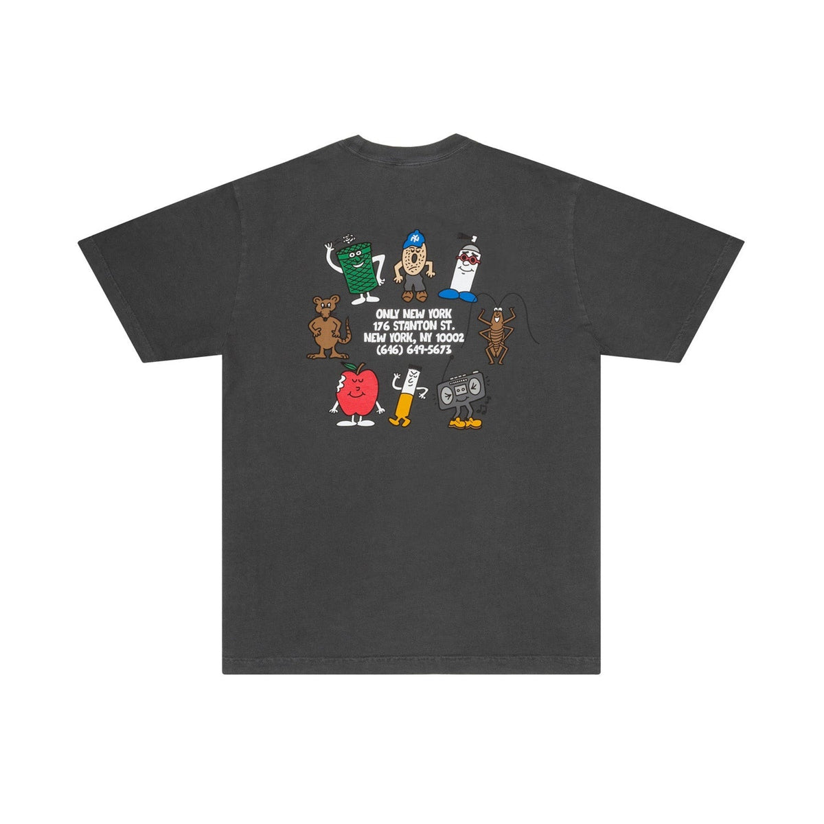 Only NY Homies of NYC T-Shirt Vintage Black