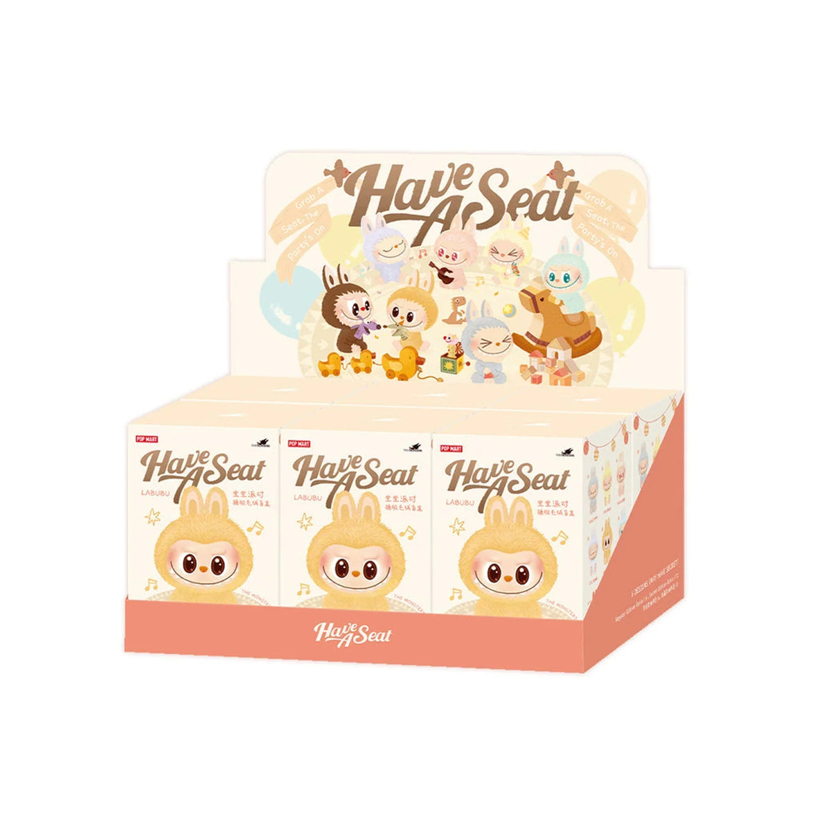 Labubu The Monsters Have A Seat Vinyl Face Sealed Case (6 Blind Boxes)