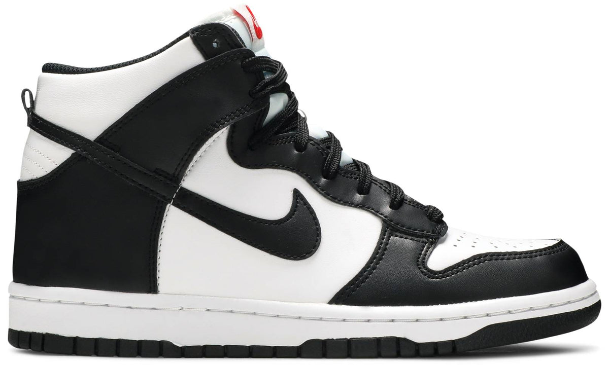 Nike Grade School Womens Dunk High Sneakers - 'Black White'