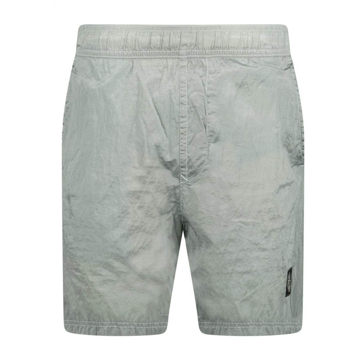 STONE ISLANDChrome Swim Shorts Silver