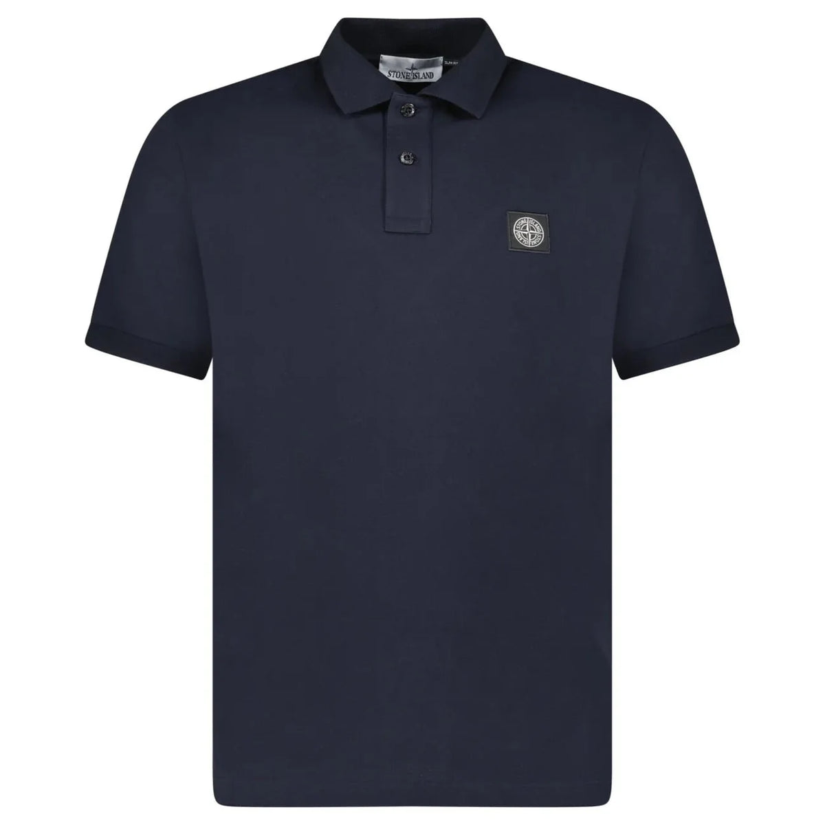 STONE ISLAND COMPASS LOGO POLO NAVY