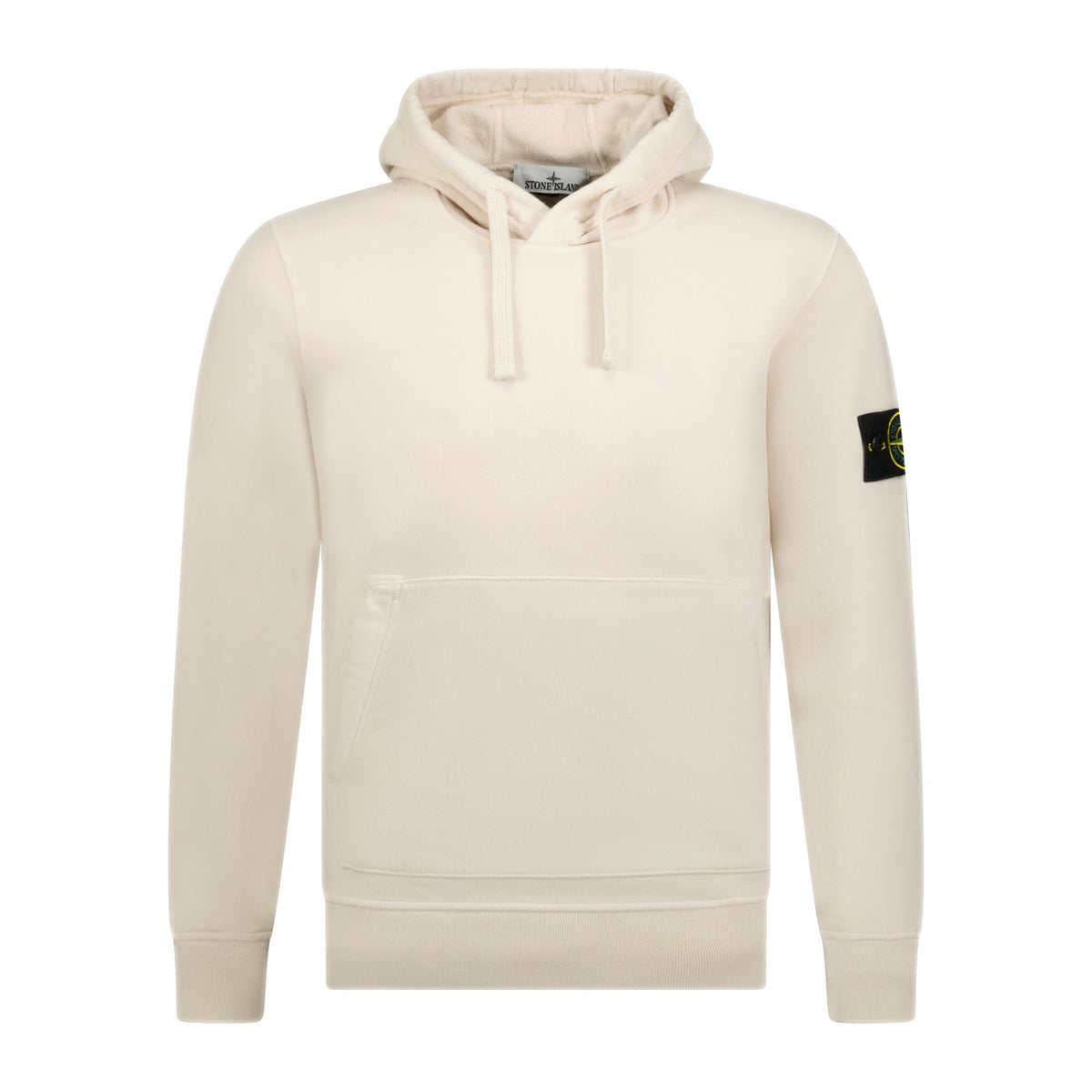 STONE ISLANDCotton Hooded Sweatshirt Light Pink