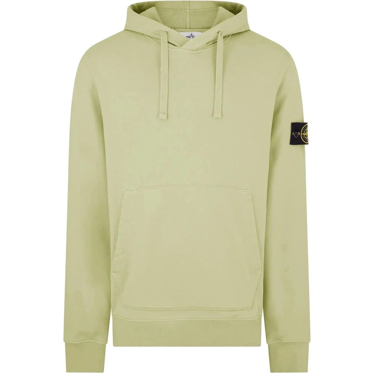 STONE ISLAND COTTON HOODED SWEATSHIRT MINT